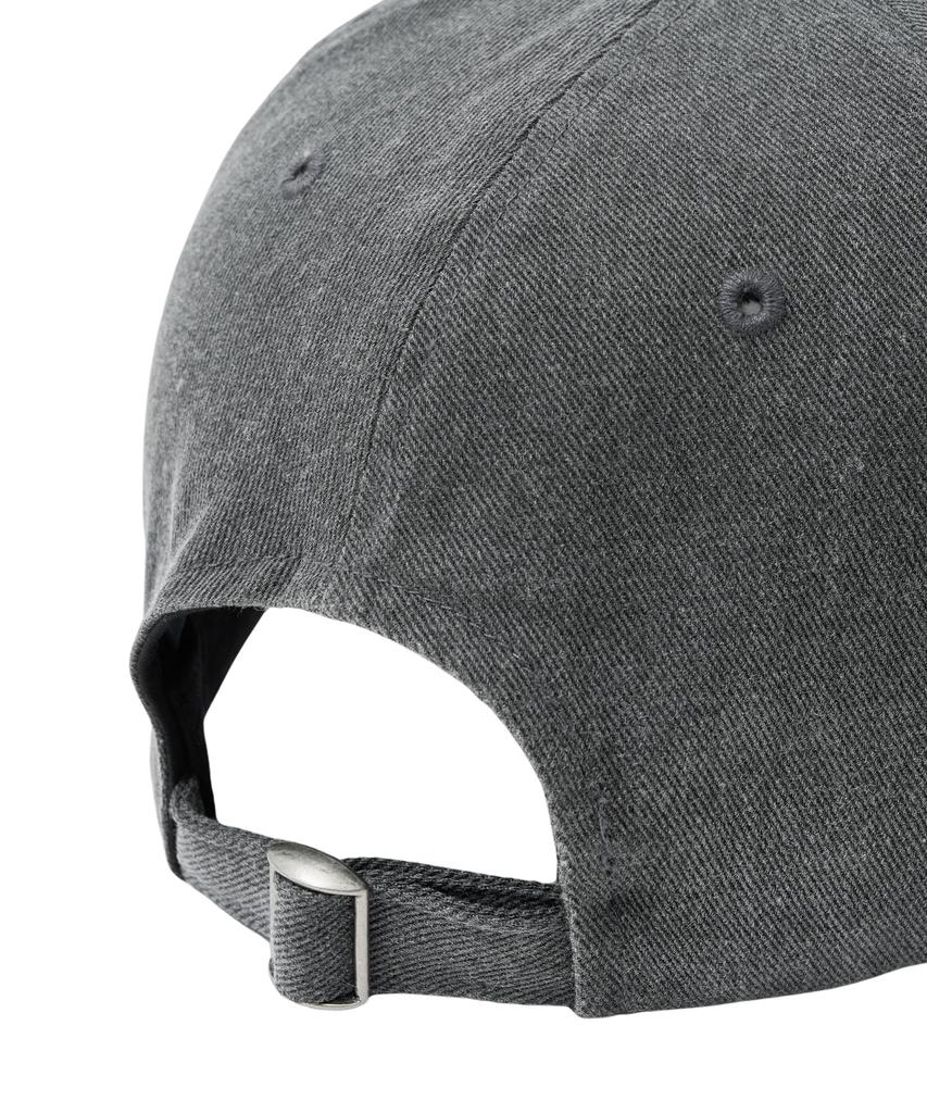 YALE Y Logo Pigment Washed Ball Cap_Charcoal