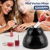 Misturador Vibratório de Alta Frequência 5200RPM Misturador de Vórtice Líquido Anti-aglutinação Pigmento de Esmalte de Unha Tinta para Aerógrafo Tinteiro Shaker