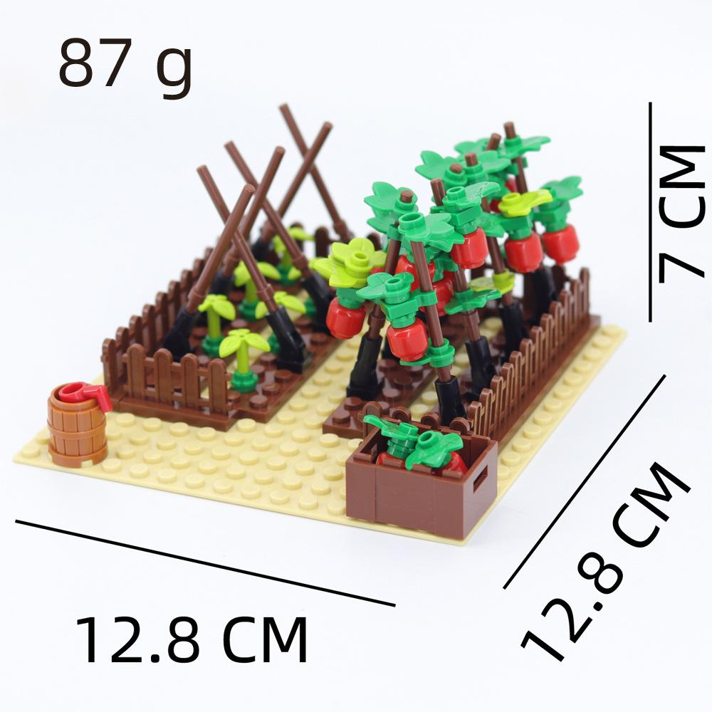 

Огород, тыква, виноград, небольшая гранулированная ферма, сборный блок для сада, сцена для цветника, микроландшафт