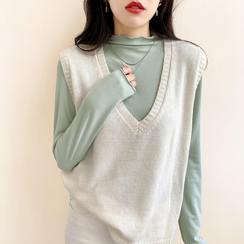 

Рубашка-водолазка Fungus для женщин, весна и осень, новый стиль, черная, с длинными рукавами, модная, облегающая, модная XL