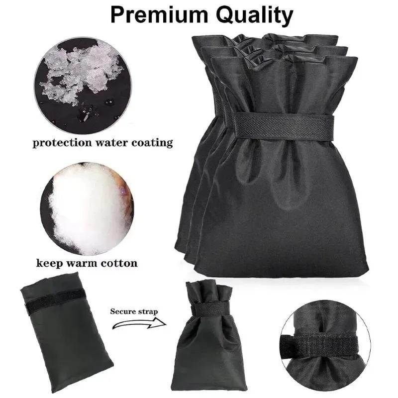 Outdoor Faucet Protector Winter Waterproof Cover Tap Sock Protective Bag Anti Freeze Spigot Cover for Preventing Frozen Pipes