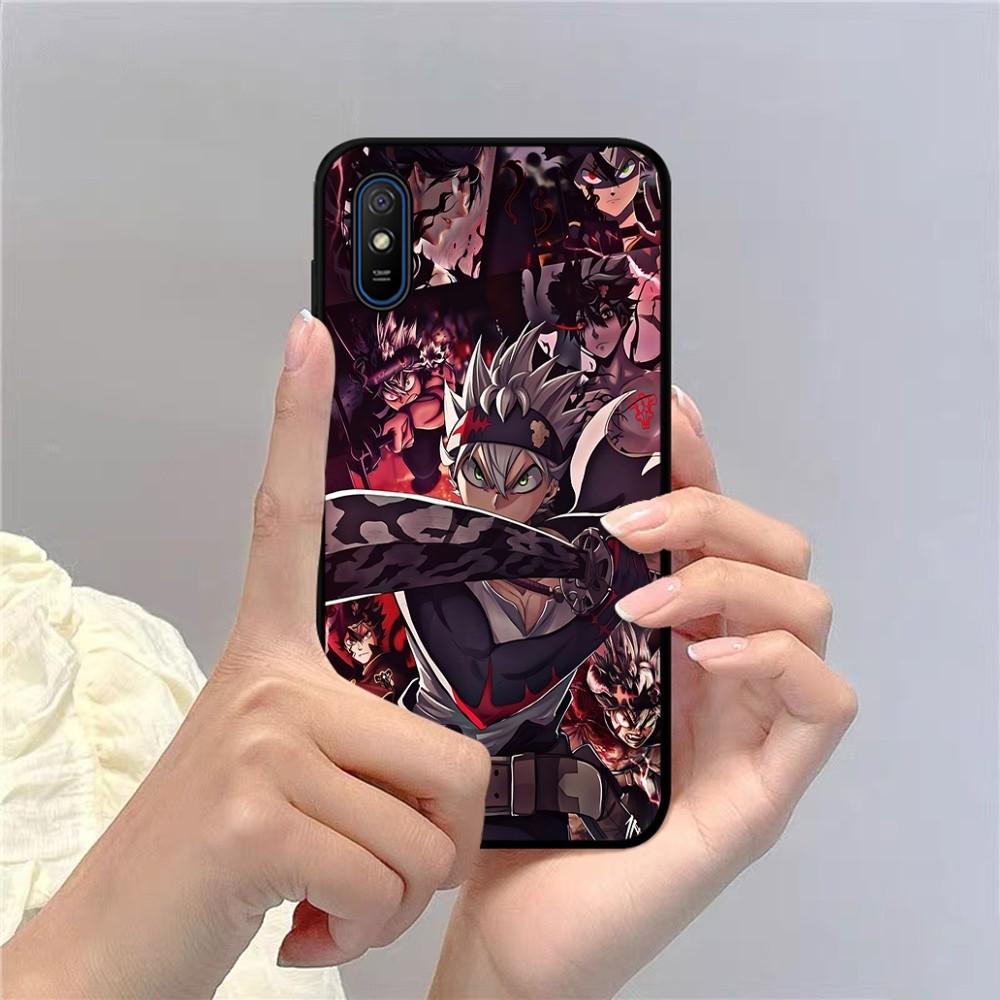 Black Clover Phone Case For Redmi 5 6 7 8 9 10 Plus Pro 6 7 8 9 A GO K20 K30 K40 Pro Plus F3 Fundas