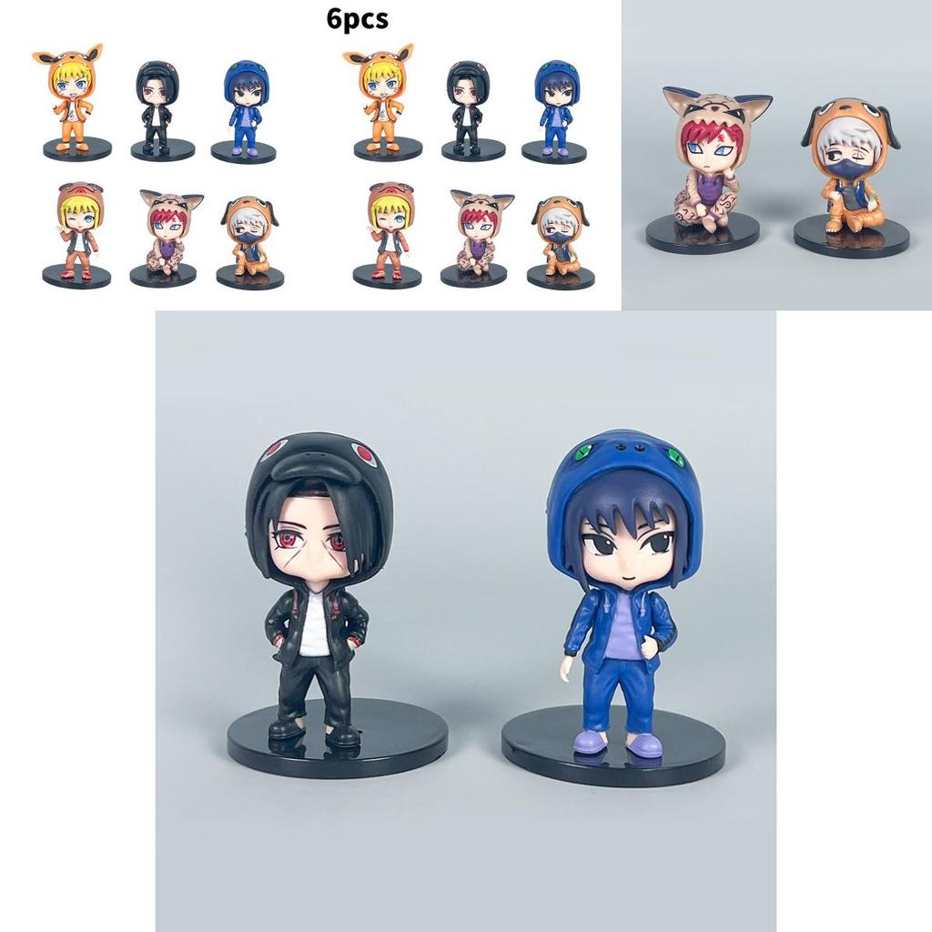 Naruto Pvc Miniature Figures With Anime Characters For Gift And Collection