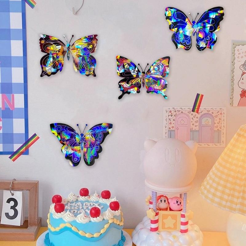 Light and Shadow Keychain Pendant Silicone Molds Butterfly-shape Mold DIY Ornaments Necklace Mould for Valentines Gift