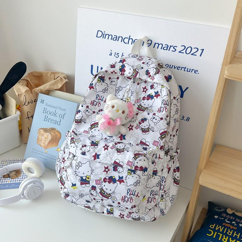 

Легкий рюкзак Hello Kitty для девочек-подростков и старшеклассниц Without Pendant