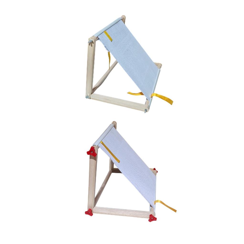 Cross Stitch Frame Wooden Professional Needlepoint Cross Stitch Hoop Stand Crafting Support for Household Studio Office Tapestry