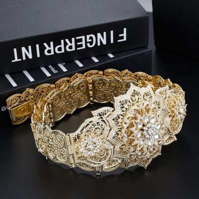 Moteriškas auksinis diržas "Belt bride" vestuvių papuošalų kūno grandinėlė