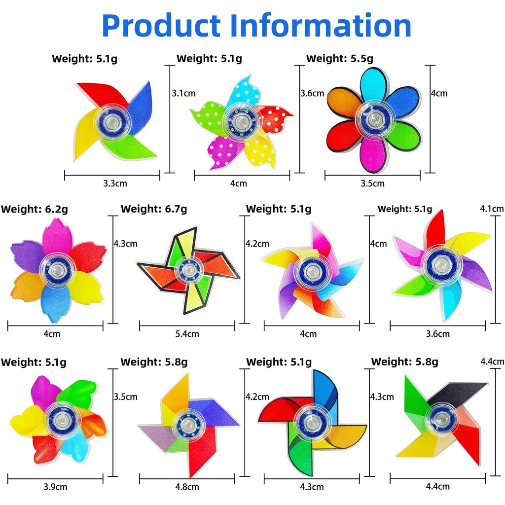 Acrylic Transparent Animal Spinning Fidget Spinner Cute Cartoon Design for Kids Adults Stress Relief Desk Toy Gift