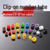 Color Coded Wire Marker Sleeves - Snap-on Number Tube Identifier for Cables