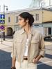 2025 Trendy European & American Women’s Casual Long Sleeve Lapel Jacket Coat