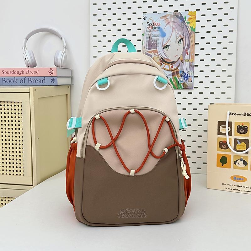 Middle School Student Schoolbag Women's Large Capacity Backpack Lightweight Travel Backpack