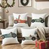 Niedliche Cartoon-Tiere Auto Kunst Kissenbezug Komfort Sofa Bett Seidig elegant Verdeckter Reißverschluss Dekorative Kissenhülle