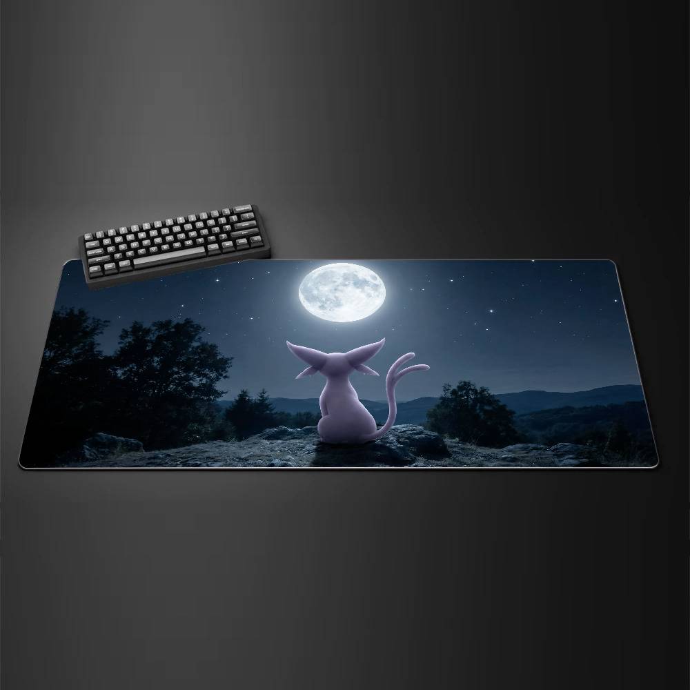 Pokemon Pikachu Gaming Mouse Pad Large Rubber Keyboard Desk Mat With 2MM Lock Edge Design