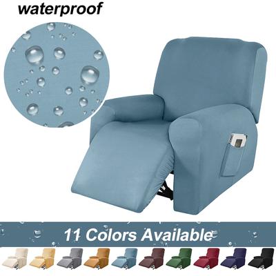 Waterproof Recliner Sofa Covers For Living Room Elastic Recliner Slipcover Relax Lazy Armchair Cover For 1 /2 /3 /4 Seat Home Hotel