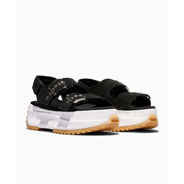 Converse Run Star Thick Sole Mid Heel Round Toe Rubber Slide Sandals Women Sandals A20649C