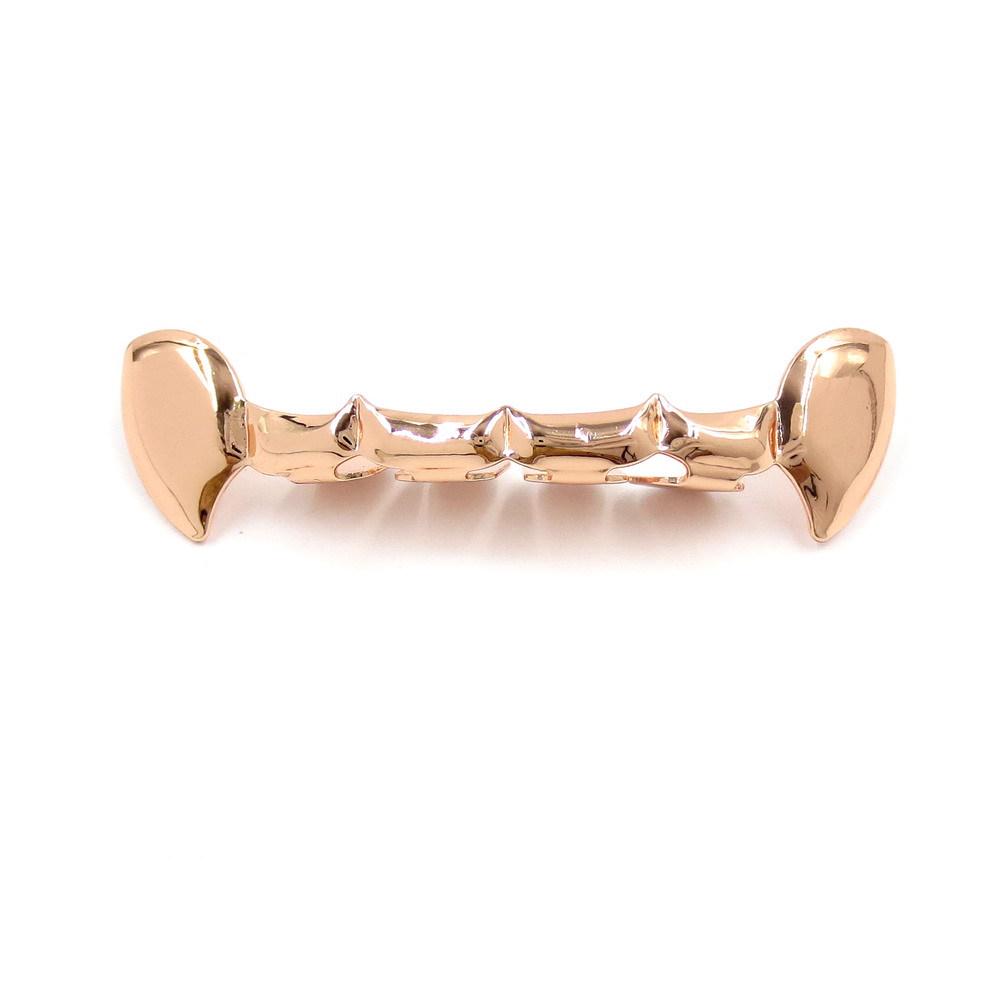 Gold Fangs Hip Hop Grillz - Trendy Personality False Teeth