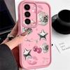 Cherry Star Light Ball Pattern Soft Phone Case For Samsung Galaxy A17 A56 A16 A36 A26 A55 A15 A25 A35 A54 A53 5G TPU Back Cover