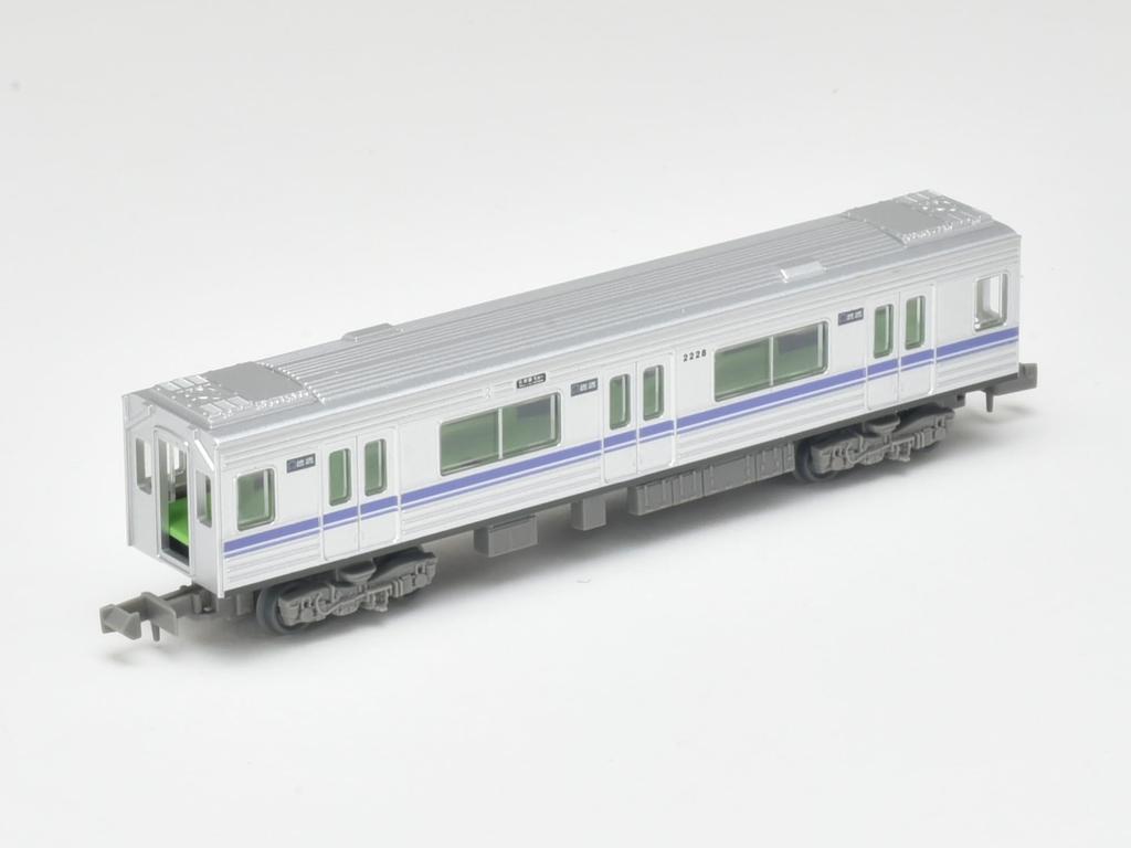 Railway Collection Jernbanesamling Nagoya City Transportation Bureau Meijo-linjen Type 2000 Sen Modell Sett Dioramaforsyninger 6-Vogn