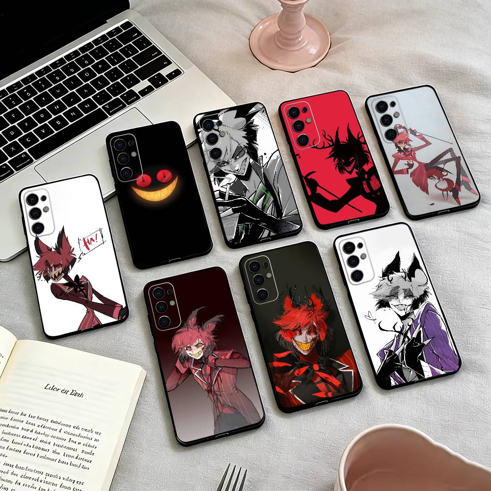 A-Alastor H-Hazbin H-Hotel Phone Case For Samsung S25,S24,S21,S22,S23,S30,Ultra,S20,Plus,Fe,Lite,Note,10,Black Cover