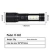 UOSU Multi-function COB Warning Flashlight
