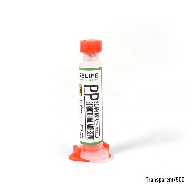 

RL-035A Transparent Black Adhesive for Mobile Phone Screen Repair, Available in 5CC/10CC/30CC