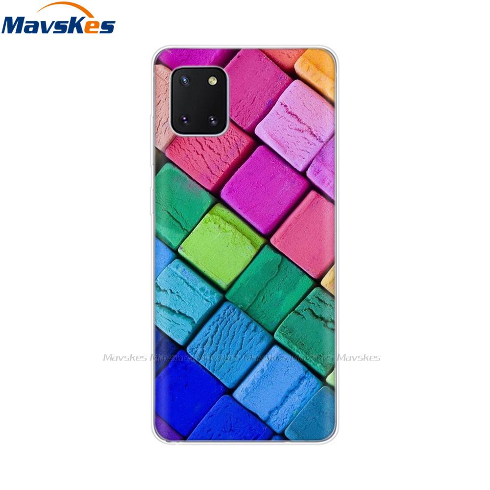 TPU Case for Samsung Galaxy Note 10 Lite Cases Silicon Cute Cat Phone Coque for Samsung Note10 Lite Plus SM-N770F/DS Cover Mask