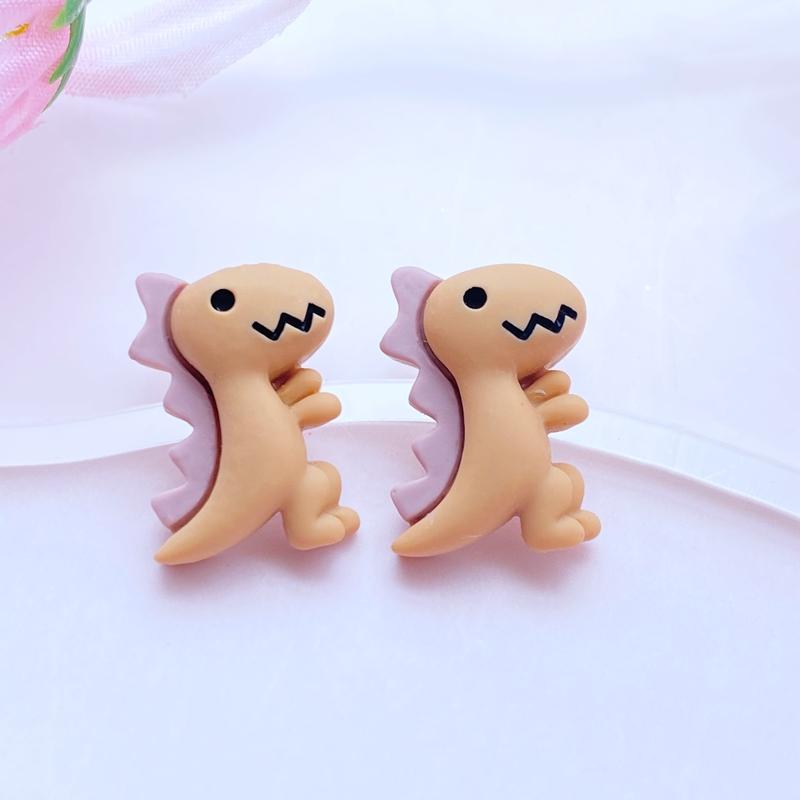 20 Stück Gemischtes Harz Niedlicher Drache Cartoon Dinosaurier flache Rückseite Cabochon Miniatur Muster Applikation Ornament Handwerk DIY Sammelalbum