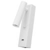 Wandmontierte Leselampe Einstellbarer Winkel Stecker Minimalistische LED-Wandleuchte mit Schalter USB-Ausgang