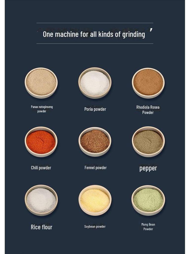 Multifunctional Stainless Steel Grinder for Grinding Medicinal Materials and Grains