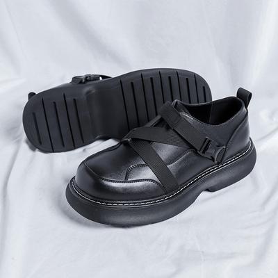 Modische Lederschuhe für Herren Echtes Leder Übergröße Schuhe Hochwertige Designer Formale Plateau-Freizeitschuhe Mode Business