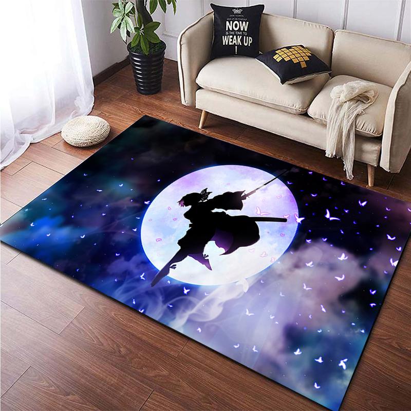 Demon Slayer Custom Carpet Living Room Carpet  Camping Mat Kitchen Mat Yoga Mat Washroom Floor Mat Decoracion Room Kitchen Mat