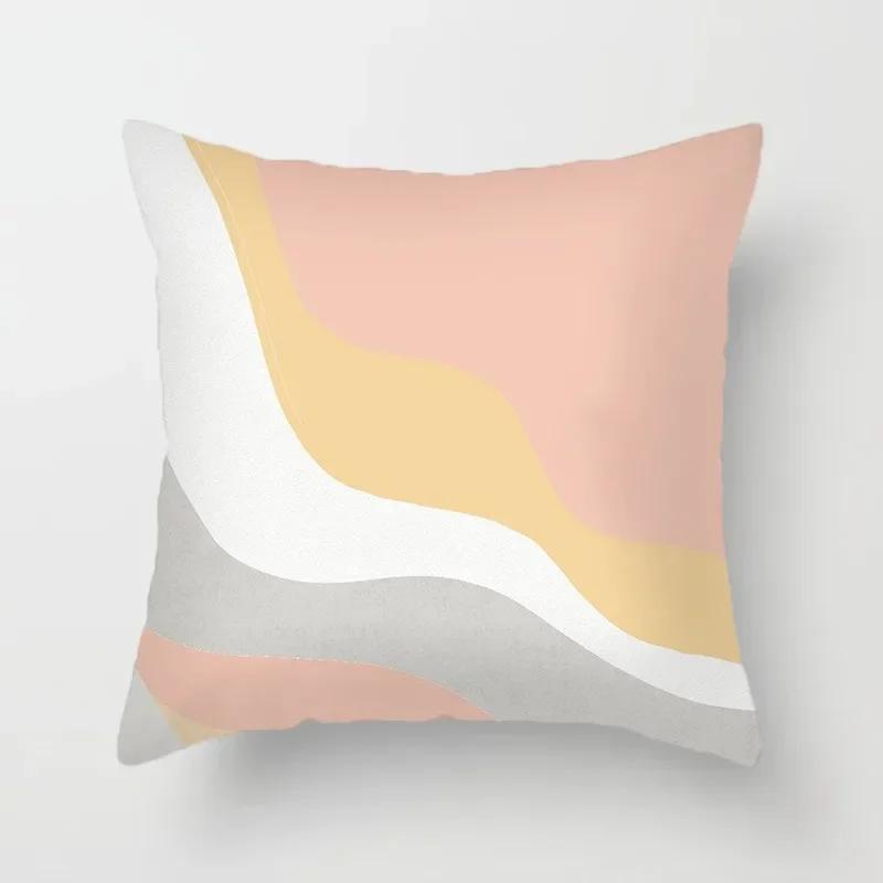 Luxuriöse Heimdekoration Kissenbezug Einfache Aquarell-Fließmalerei Büro Sofa Auto Kissenbezug