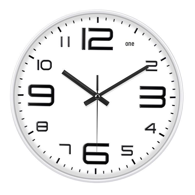 12-Inch Light Luxury Quartz Wall Clock: Simple, Creative Design for Home