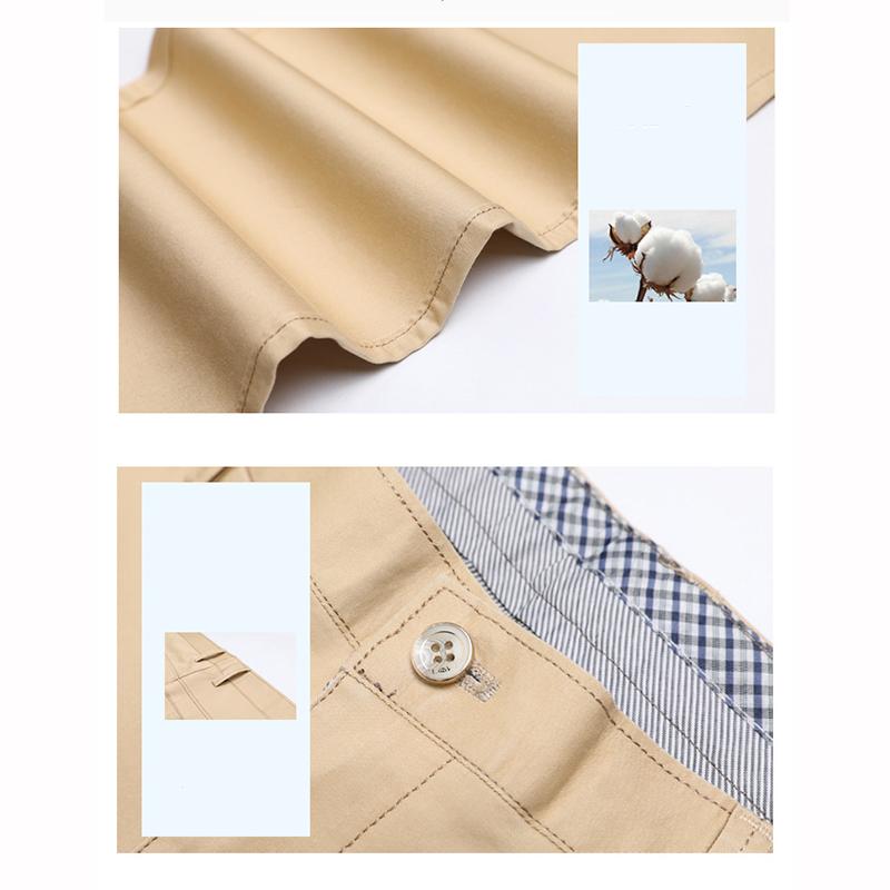 Summer Thin Men's Pants Fashion Business Casual Green Black Trousers
