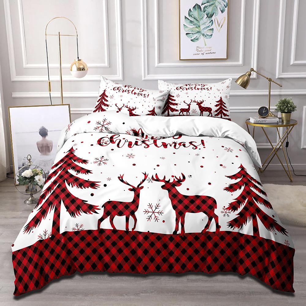 Fashion Technology Printing, 3D Digital Printing, Bedding, Duvet Covers, Pillowcases, Three-piece Sets