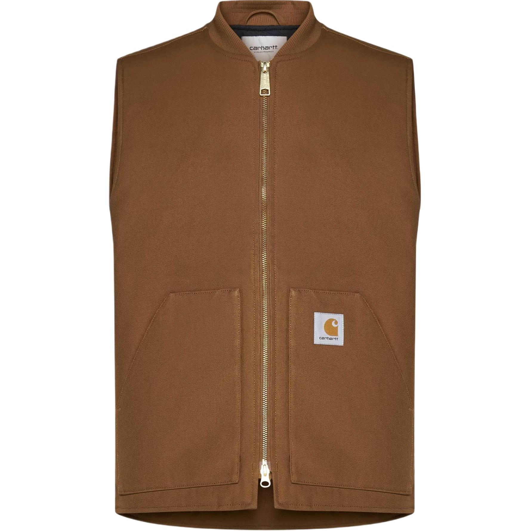 Carhartt WIP Solid Color Zip Sleeveless