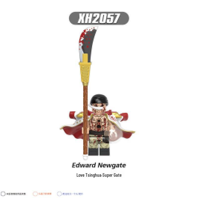 X0355 Anime Pirate Building Blocks Figure Toy with Bag Packaging