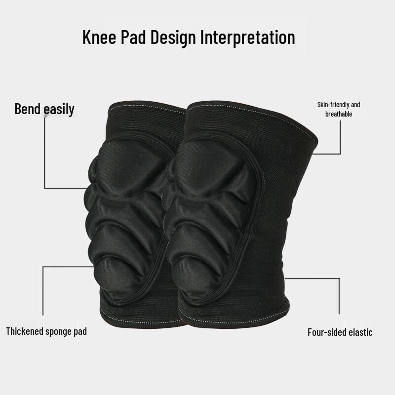 Thickened Breathable Turtle Shell Sponge Knee Pads