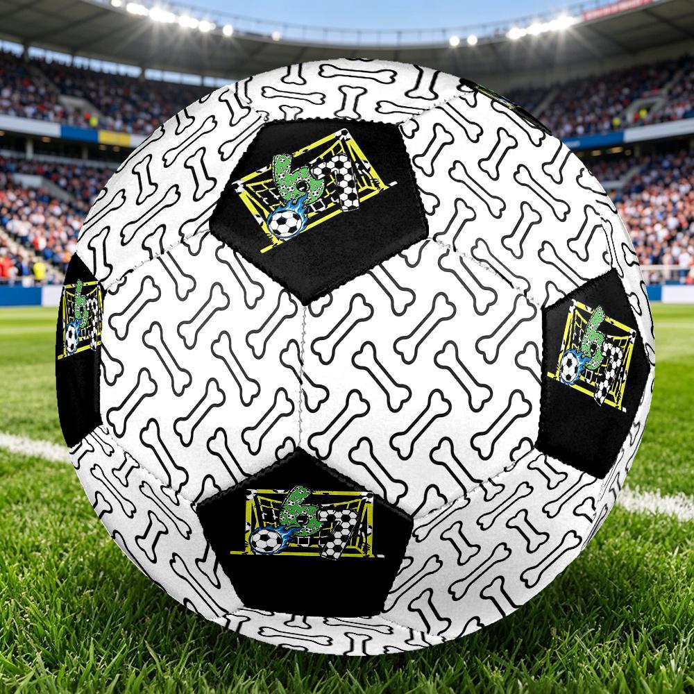1PC Bone Soccer Fun Number Soccer Ball Size 5 Football Machine Sewn Indoor/Outdoor Universal Football Gift W19