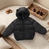 Autumn Winter Kids' Hooded Cotton Jacket - Lightweight, Korean Style, Warm Outerwear for Toddlers and Babies