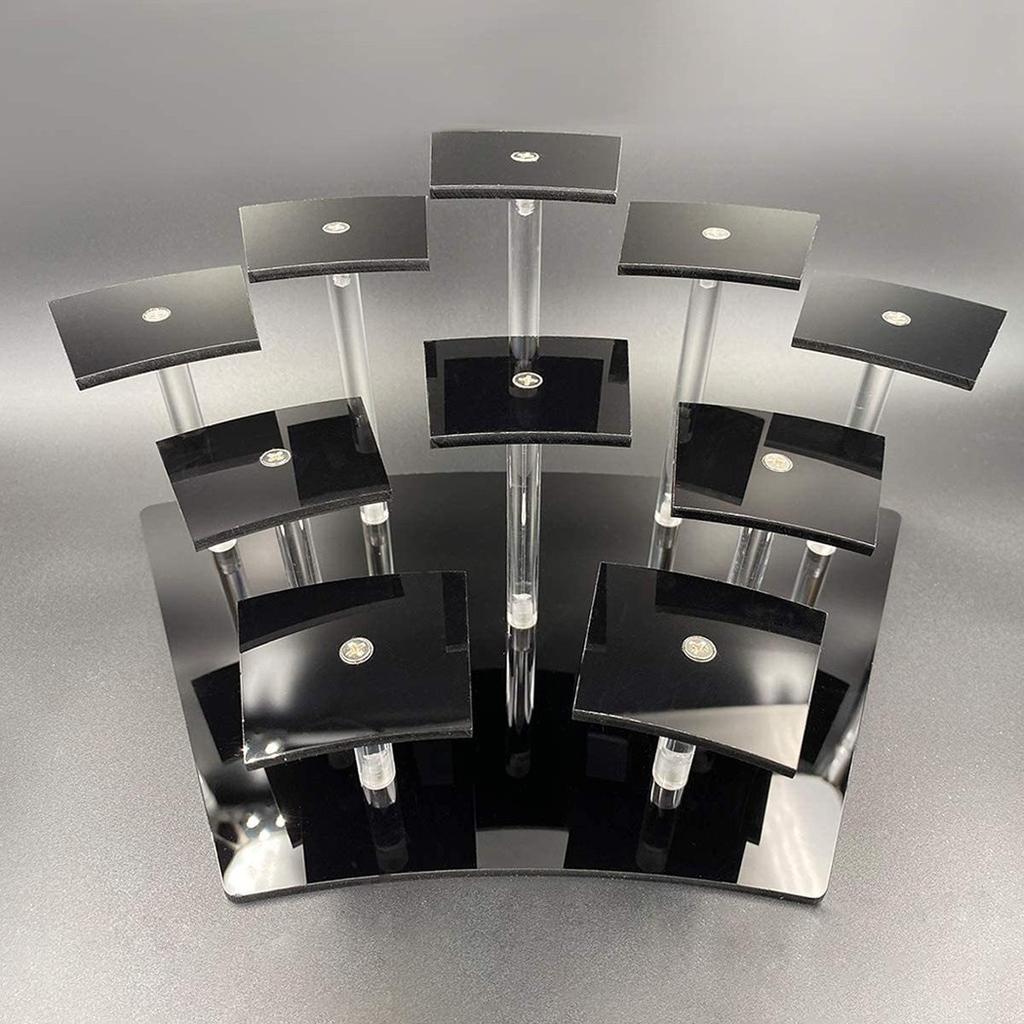 Acrylic Dessert Display Stand Jewelry Cake Perfume Storage Rack Birthday Party Cupcake Display Rack Toy Figure Organizer Decor