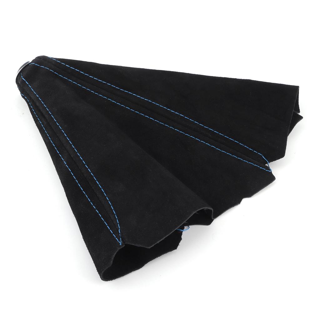 Schalthebel Staubschutzmanschette Gamasche Auto Innenraum Wildleder Universal für die meisten Fahrzeuge Blaue Naht