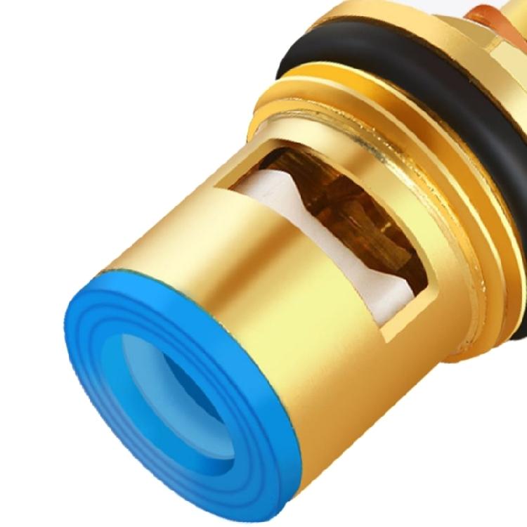Professional Gold Tap Cartridges with Easy Distinction Designs Bathroom Tap Repair Upgrades for Hot & Cold Water Mixer
