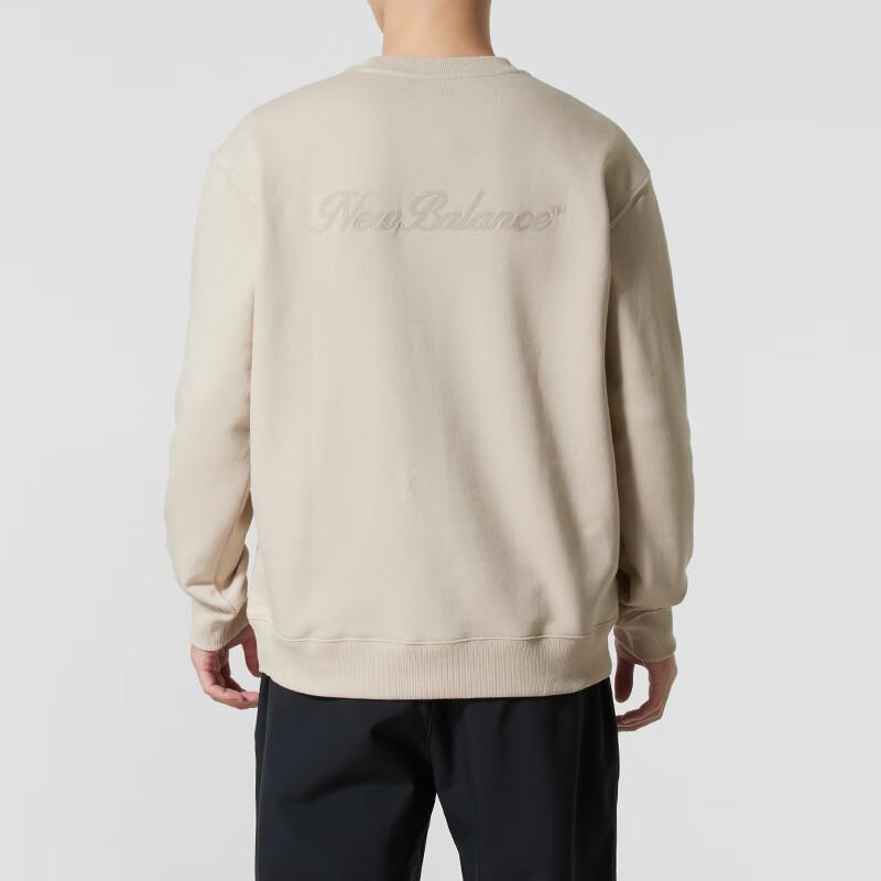 New Balance Sweatshirts Men's BEI Crew Neck Moderate Regular NCF41421-BEI