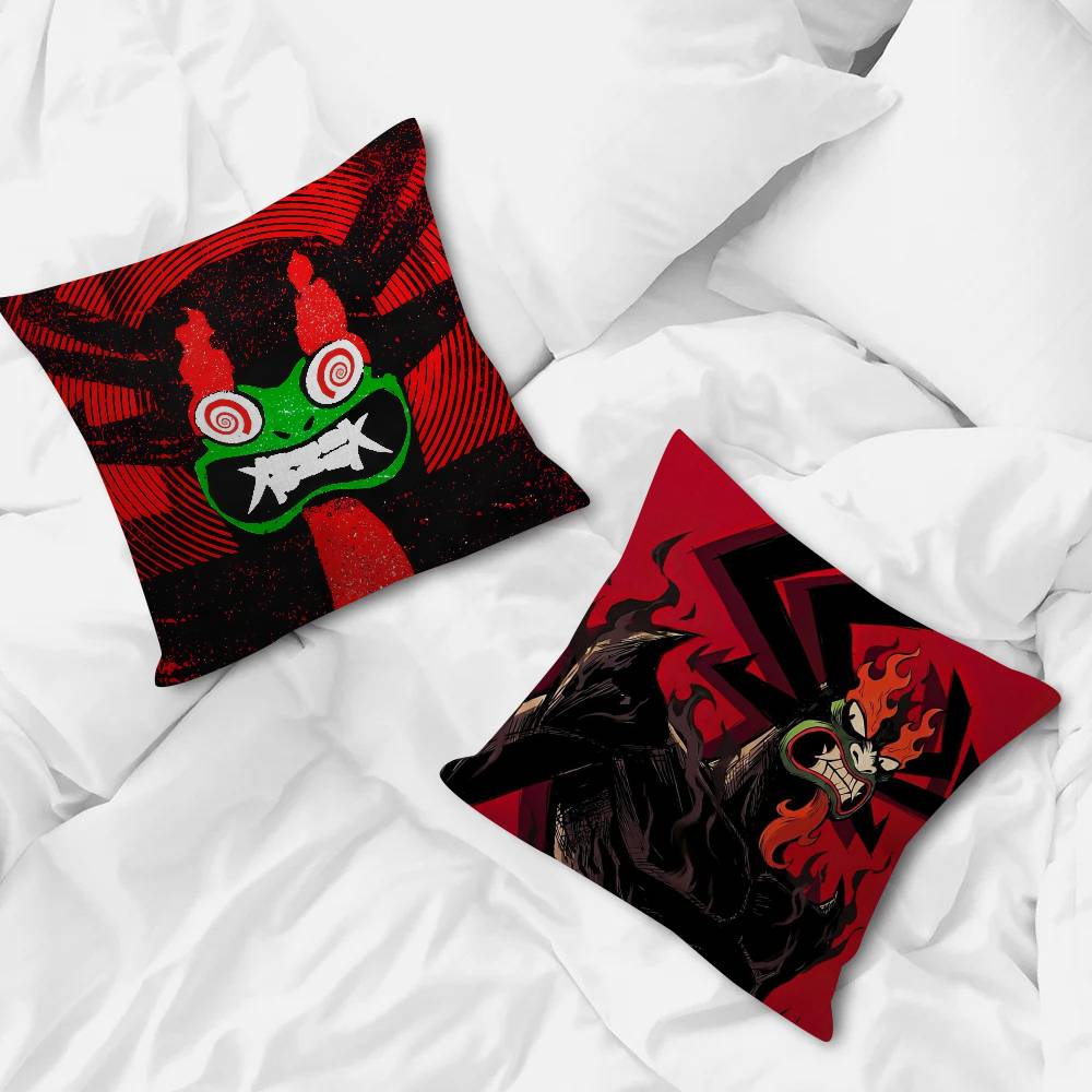 Film S-Samurai Jack Personalisierte Kissenhülle Kinderzimmer Wilde Party Deko Kissenbezug Kind Geburtstag Dusche Geschenk