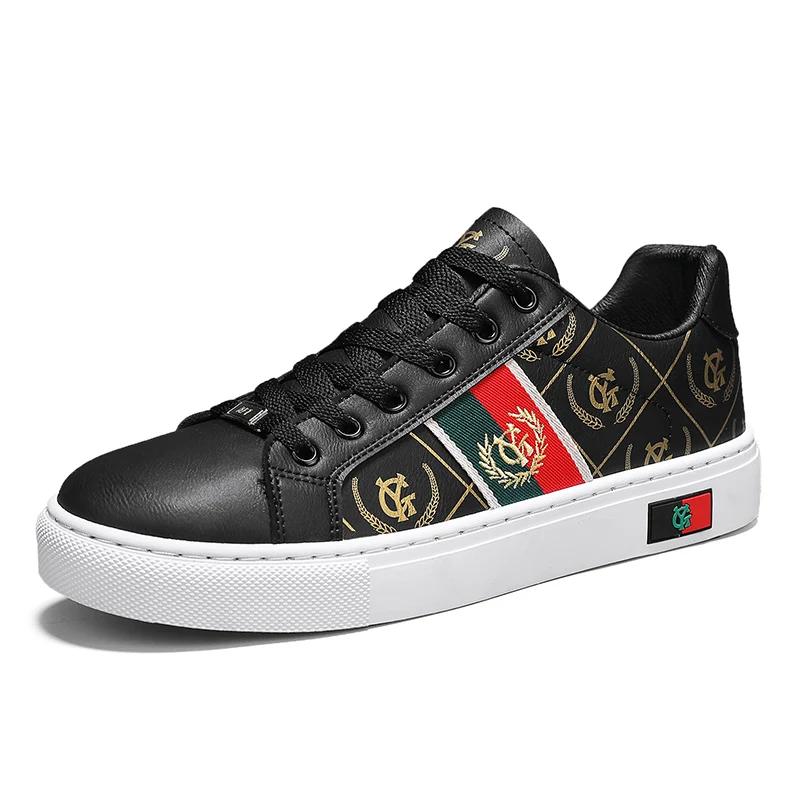 

Мужские кроссовки для ходьбы, мужская повседневная обувь, модный бренд, бег, спортивная мужская кожаная обувь для мужчин, дизайнерская мужская обувь на платформе 44 чёрный