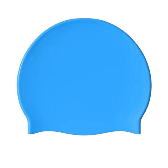 Adults Silicone Swim Cap Water Resistant Non-slip Elastic Long Short Hair Swimming Hat Solid Color Universal Men Women Swimming Pool Cap
