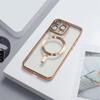 Electroplated Magnetic Case with Built-in Lens Film for iPhone 17 Pro Max
