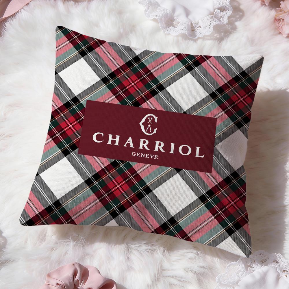 French C-Charriol Cushion Cover Premium Comfort Reversible Pillow Cove -Two in One Design for Any Room & Car Interior