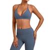 Verstellbarer Yoga-BH mit Kreuzträgern und Hohlrücken-Design für Fitness & Laufen